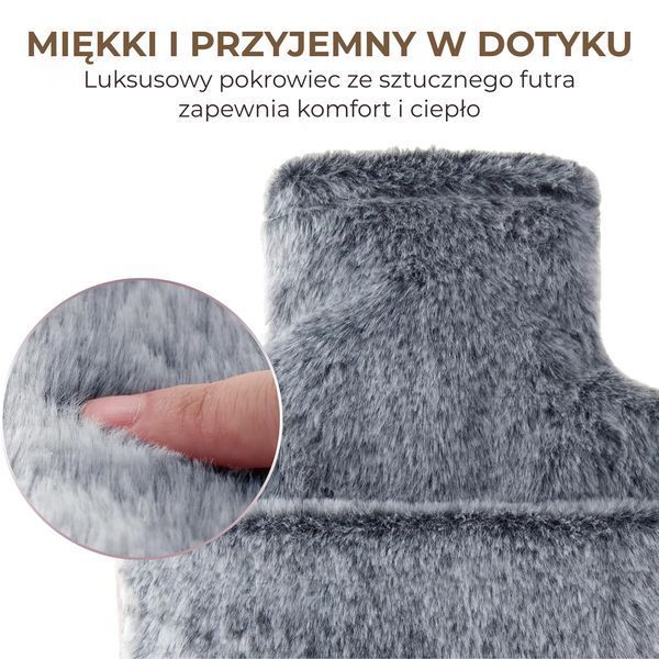 Termofor gumowy z pokrowcem 2 l (94450001)