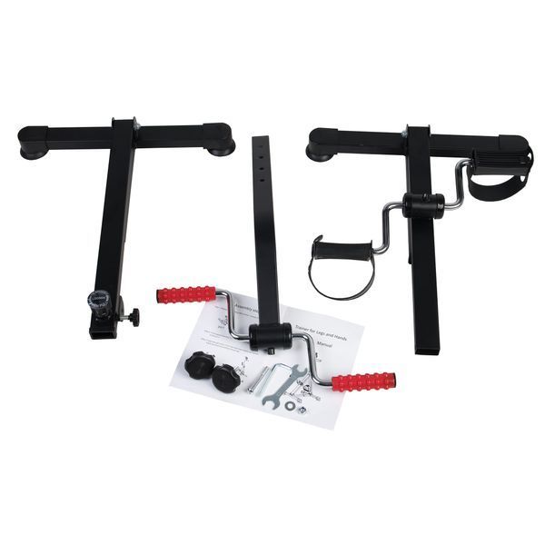 Rower rehabilitacyjny do ćwiczeń rąk i n&oacute;g Dual Bike (94670001), Czarny