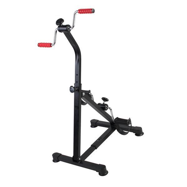 Rower rehabilitacyjny do ćwiczeń rąk i n&oacute;g Dual Bike (94670001), Czarny