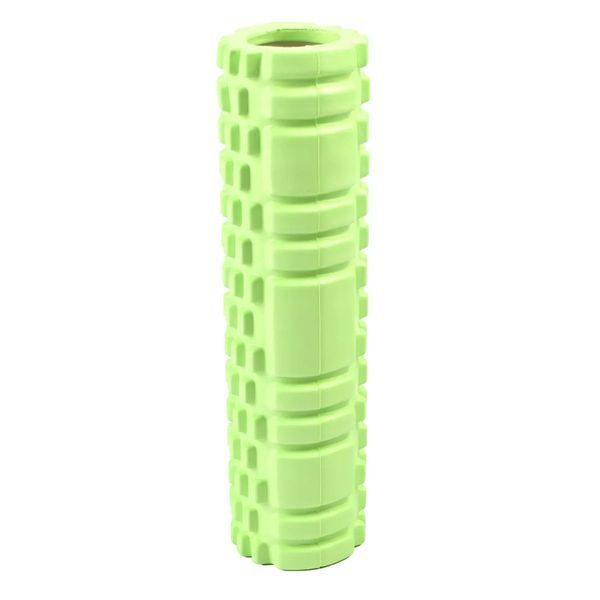 Wałek Roller do ćwiczeń i masażu jogi fitness, zielony (57270001)