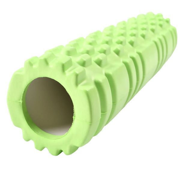 Wałek Roller do ćwiczeń i masażu jogi fitness, zielony (57270001)