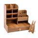 Drewniany organizer na biurko (87550001)