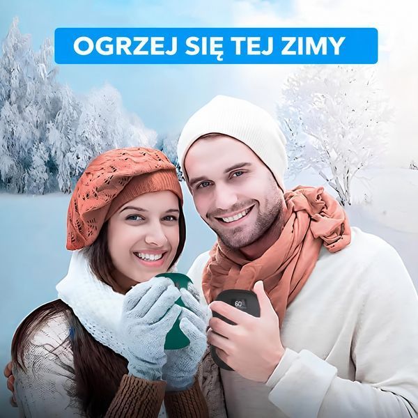 Kieszonkowy ogrzewacz do rąk z powerbankiem 4000 mAh (90790001)