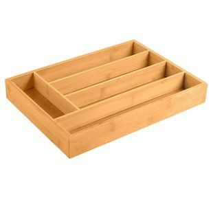 Bambusowa taca-organizer na sztućce (91830001)