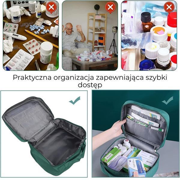 Przenośny organizer apteczka na leki (94390001)