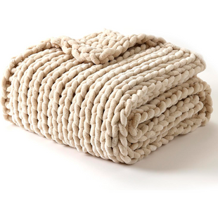Koc z grubej dzianiny chenille 150x200 cm (90750001)